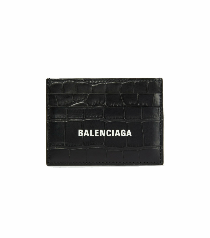 Photo: Balenciaga - Cash cardholder with logo