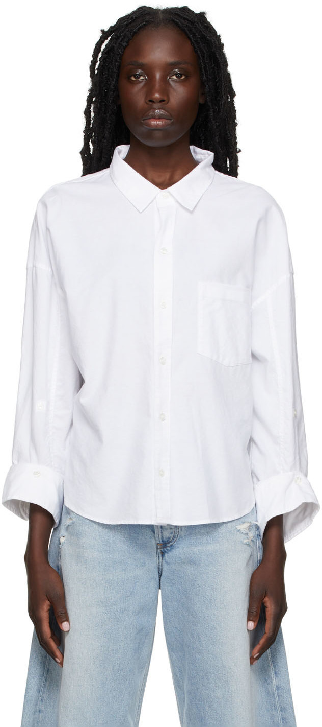 Citizens of Humanity White Oxford Brinkley Shirt Citizens of Humanity