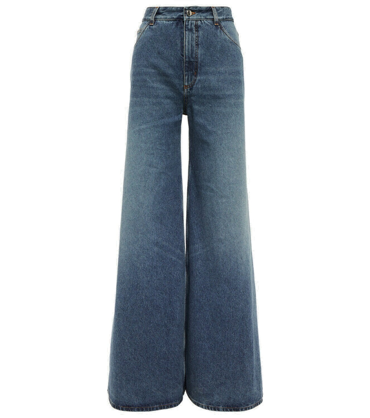 Chloe - High-rise wide-leg jeans Chloe