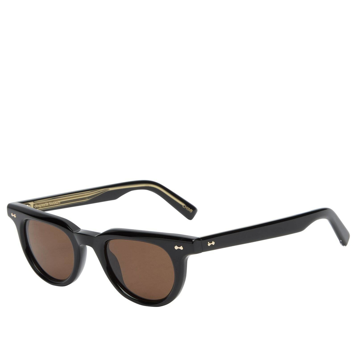 CHIMI Ciro Sunglasses in Black/Dark Brown 