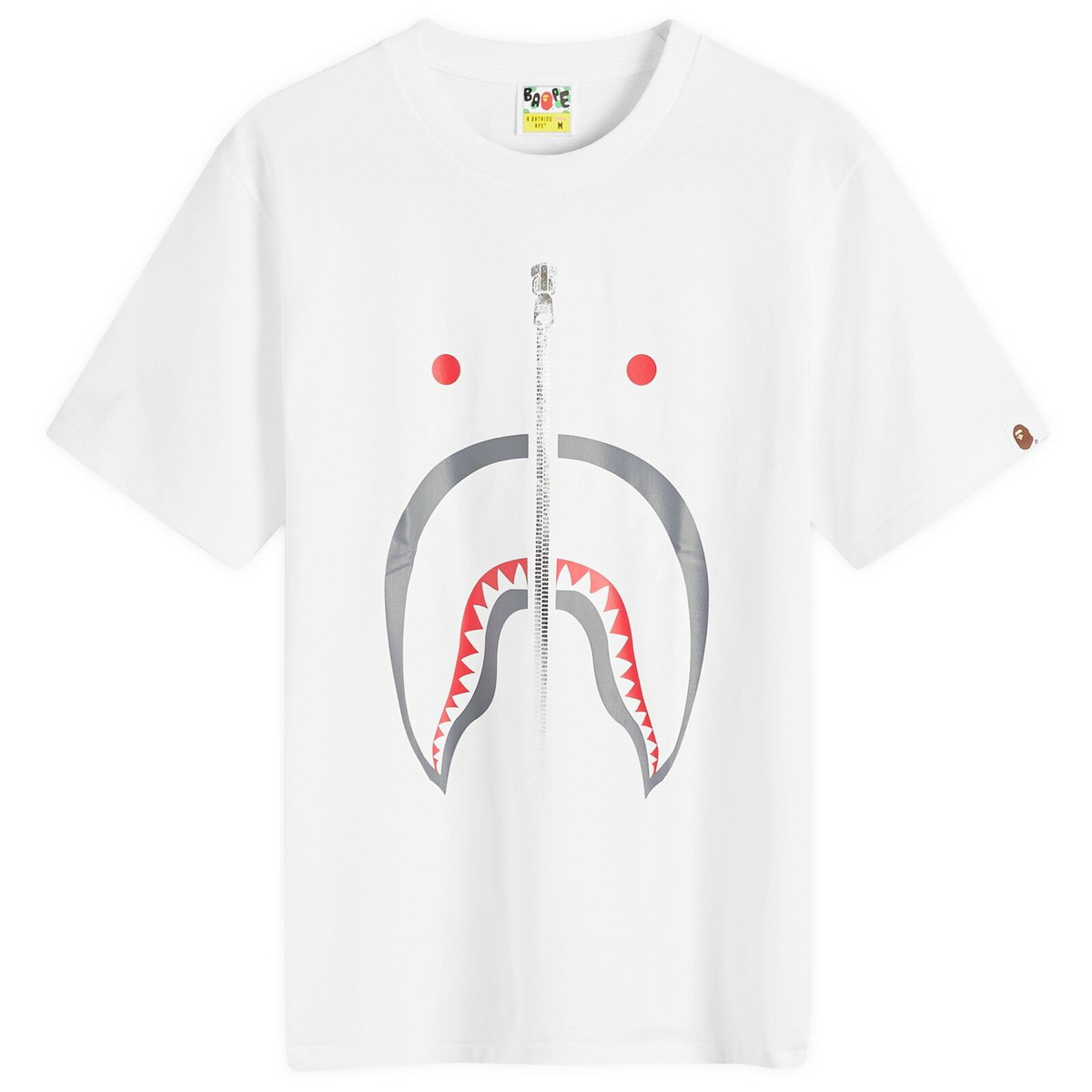 A Bathing Ape Women's Shark T-Shirt in White