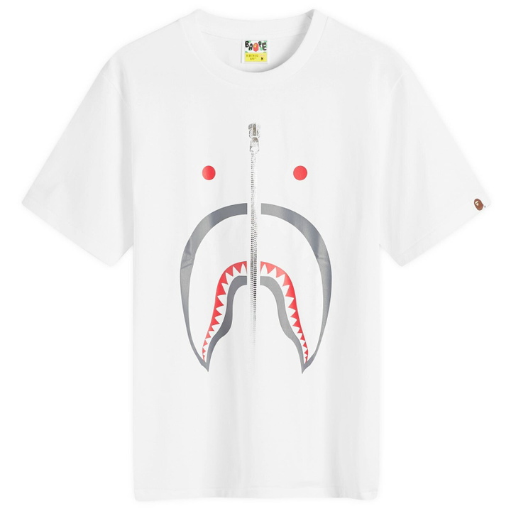 Photo: A Bathing Ape Women's Shark T-Shirt in White