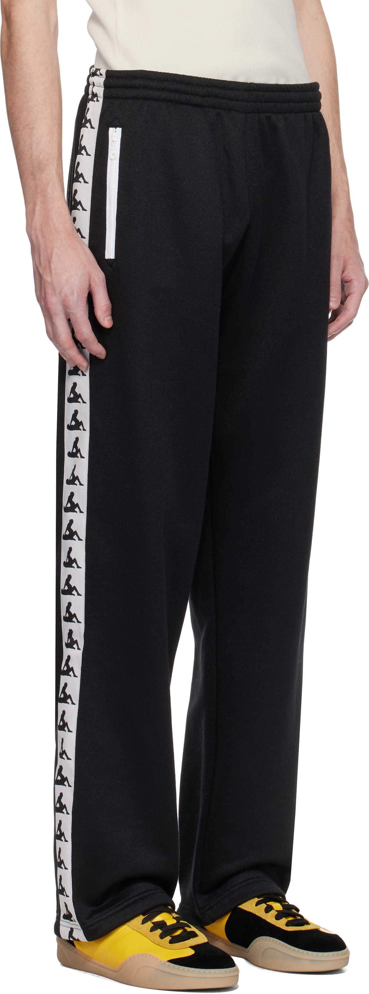 Carne Bollente SSENSE Exclusive Black Feel The Heat Sweatpants