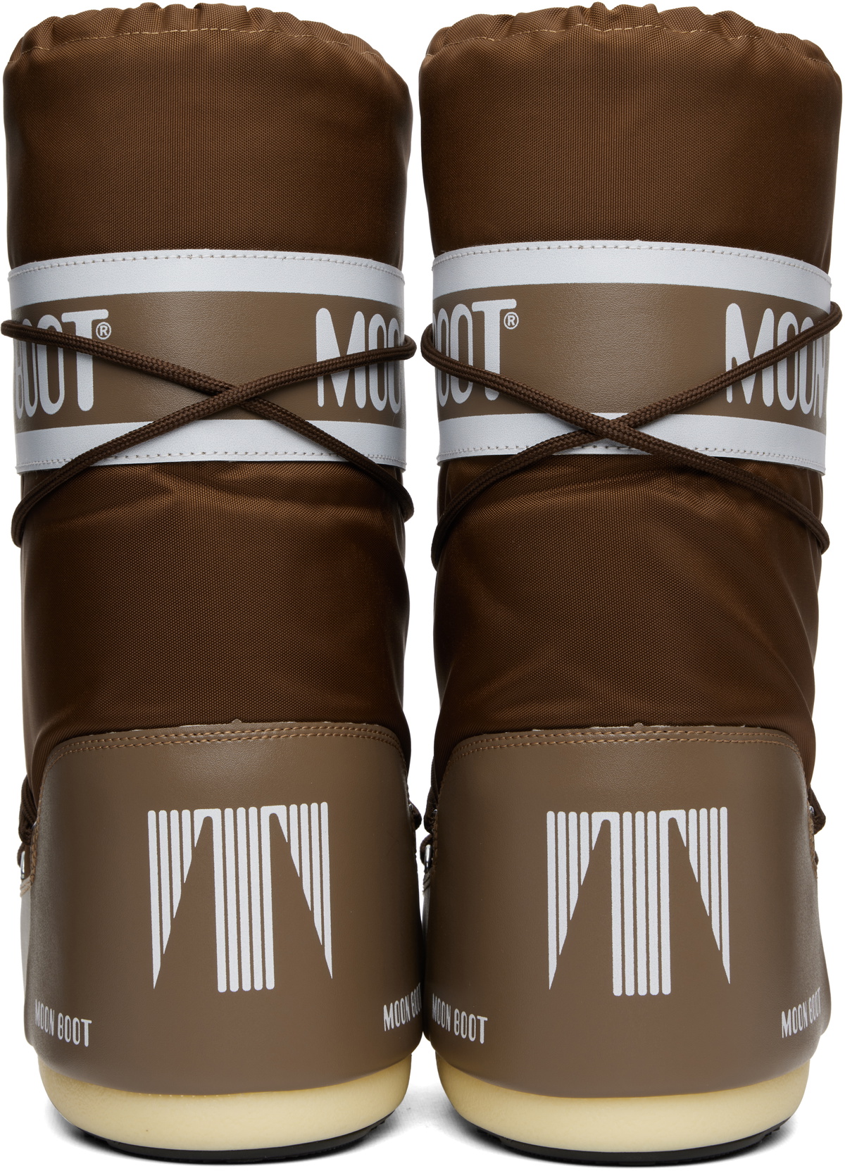 Moon Boot Brown Icon Nylon Boots