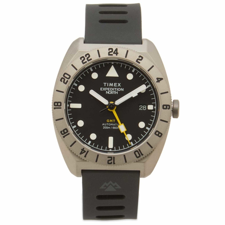 Photo: Timex Expedition North GMT Titanium Automatic 41mm Watch in Black 