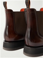 Santoni - Leather Chelsea Boots - Brown