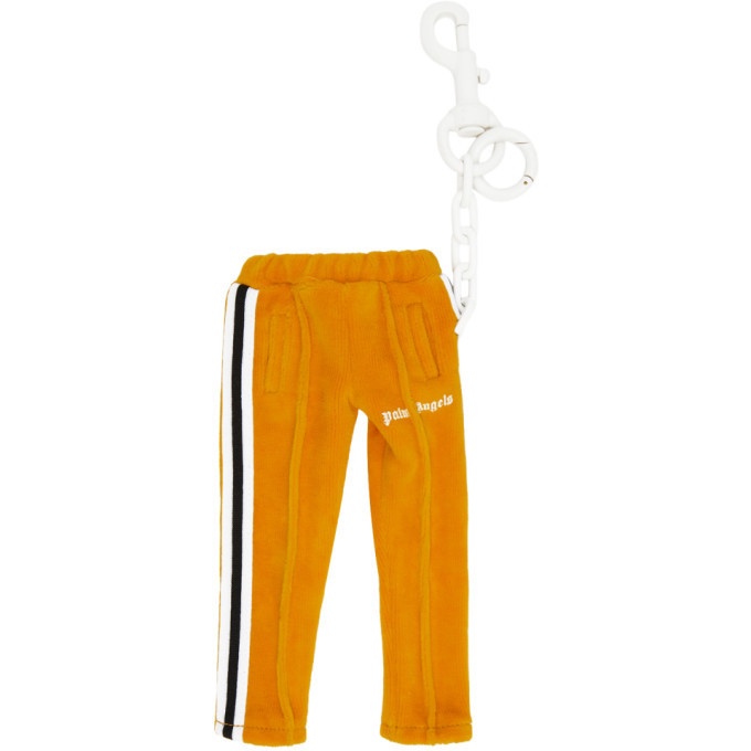 Photo: Palm Angels Orange Mini Track Pants Keychain