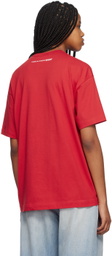 Comme des Garçons Shirt Red Crewneck T-Shirt