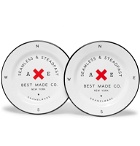 Best Made Company - Enamel Plate Set - White