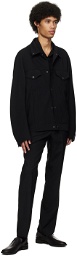 N.Hoolywood Black Buttoned Jacket