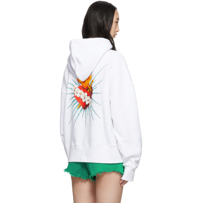 Palm angels best sale heart hoodie