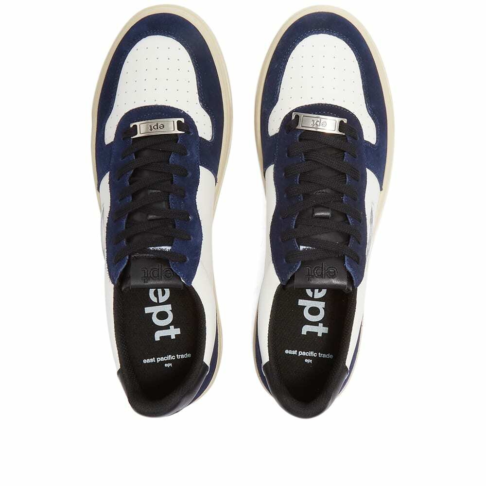 East Pacific Trade Men's Court - END. Exclusive Sneakers in Navy/Off ...