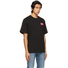 Billionaire Boys Club Black and Pink Small Arch Logo T-Shirt
