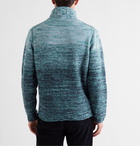 Inis Meáin - Mélange Merino Wool and Cashmere-Blend Rollneck Sweater - Blue