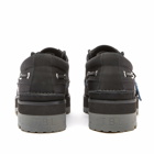 A-COLD-WALL* x Timberland 3 Eye Lug Boat Shoe in Black