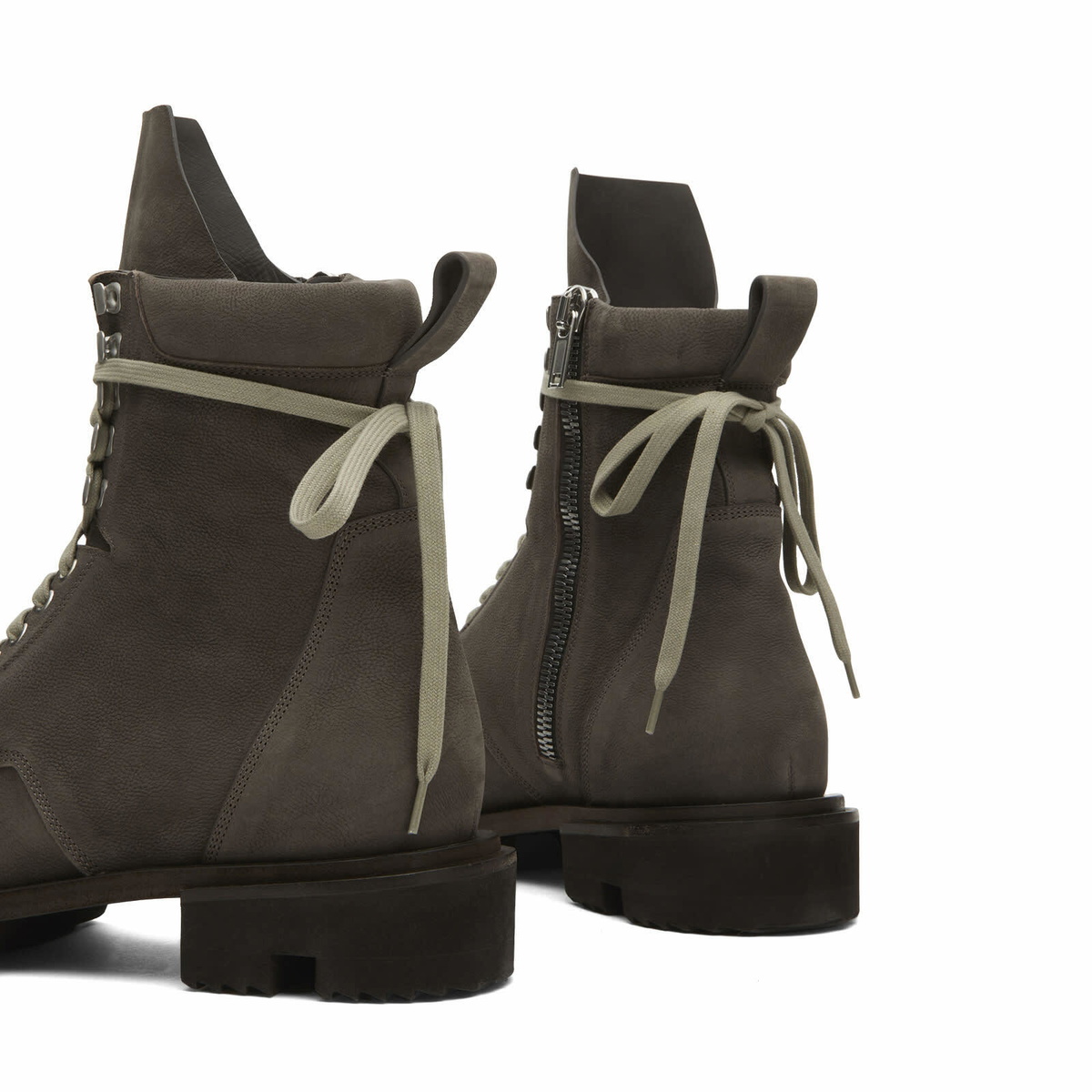 Rick Owens Men's Army Gabe Boot in Dark Dust