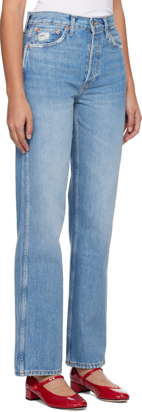 Re/Done Blue High-Rise Jeans Re/Done