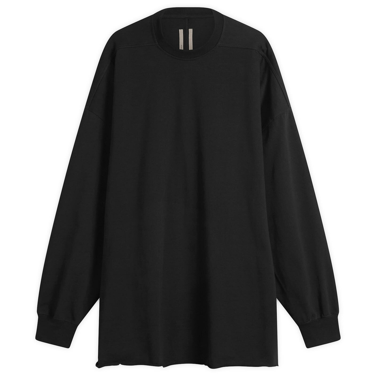 Rick Owens Black Dylan Long Sleeve T-Shirt Rick Owens