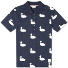 Thom Browne All Over Duck Print Polo
