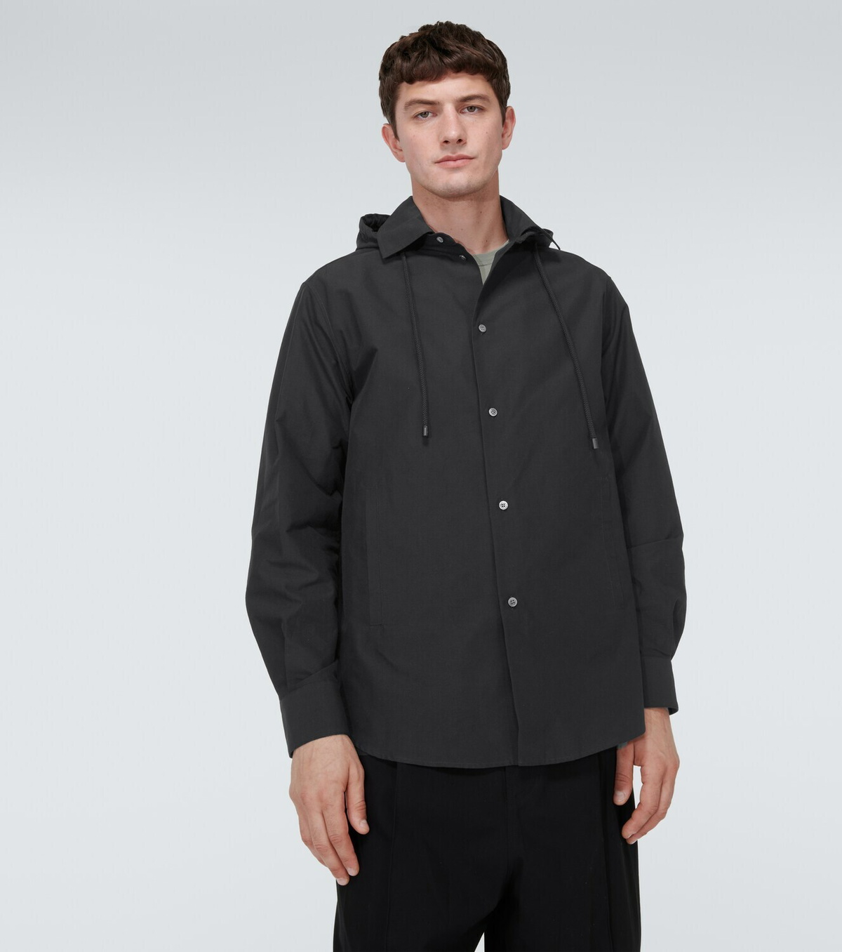 Loewe Hooded cotton overshirt Loewe