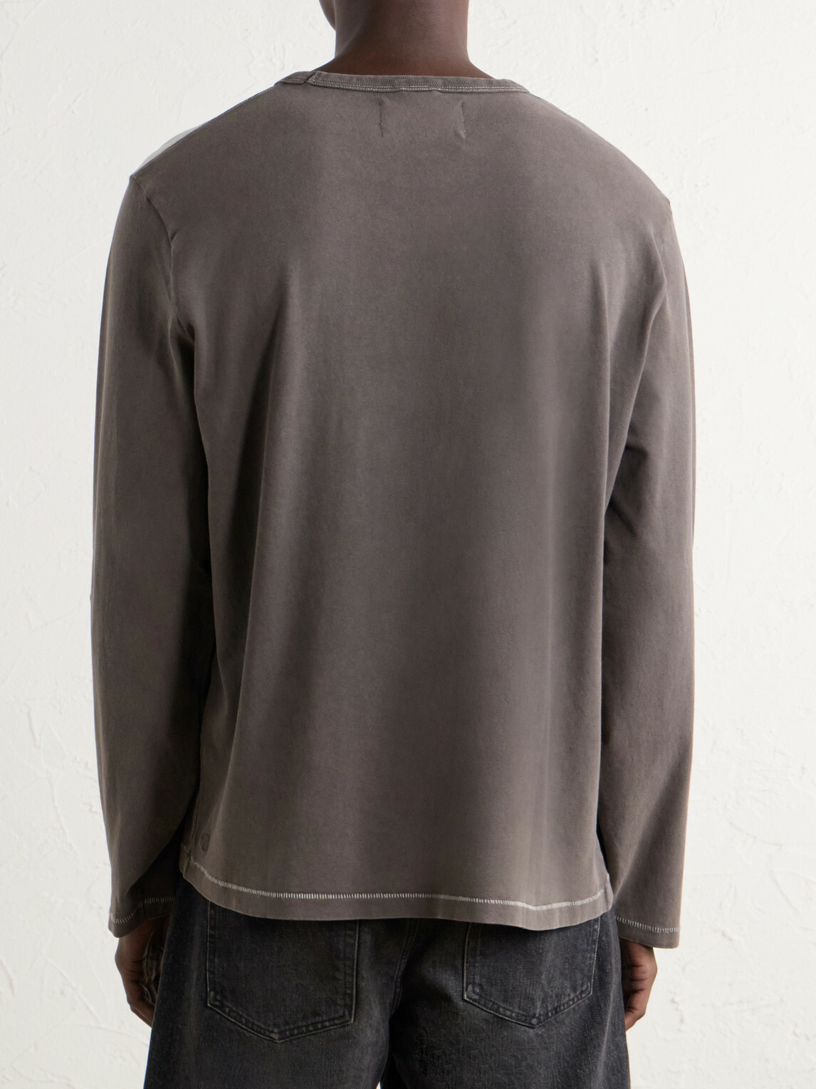Corridor - Garment-Dyed Cotton-Jersey T-Shirt - Gray