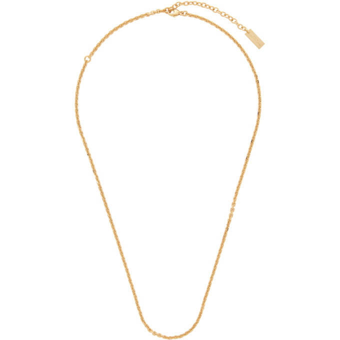 Photo: Saint Laurent Gold Chain Necklace