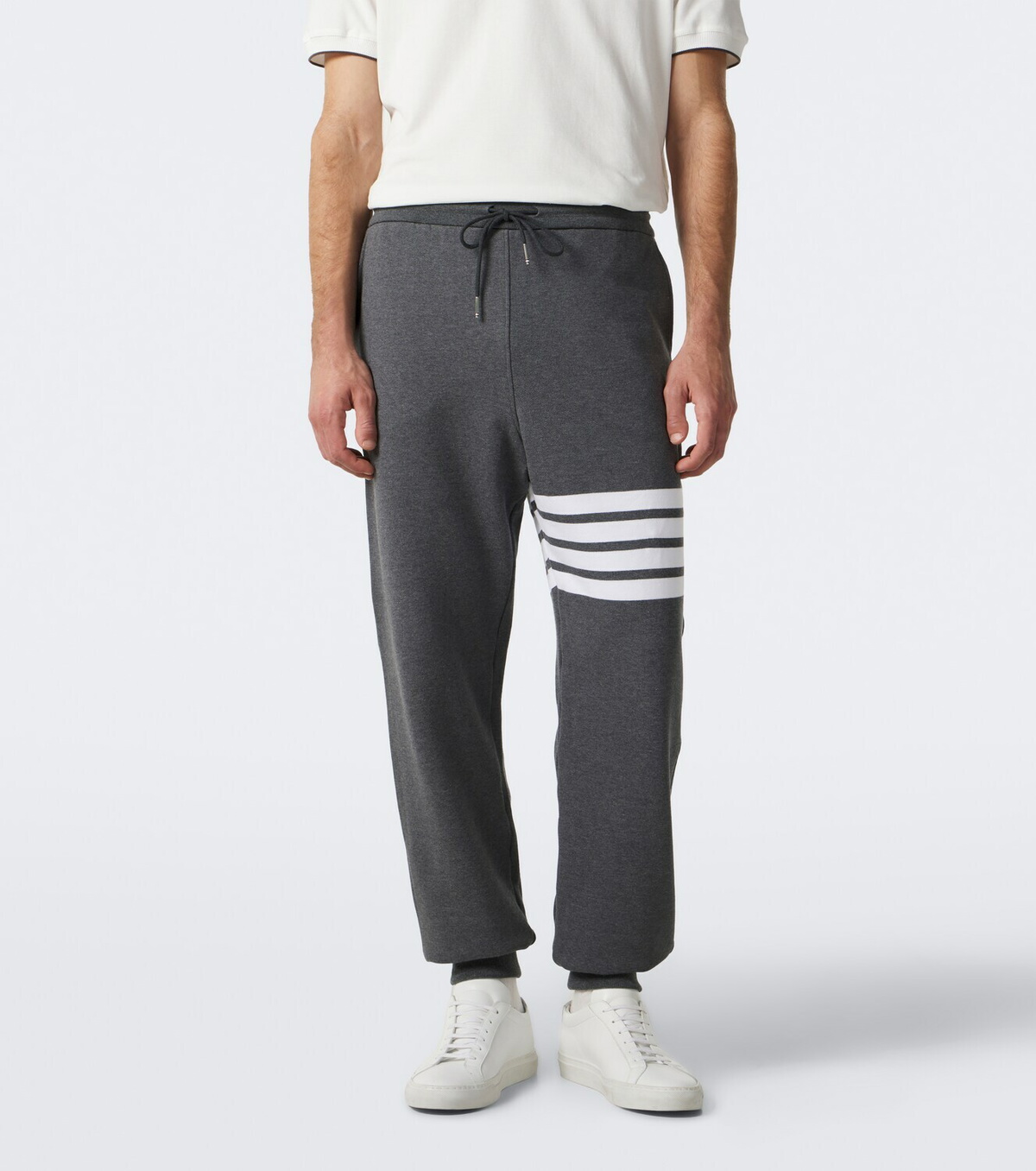 Thom Browne 4-Bar cotton jersey sweatpants