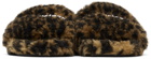 Balenciaga Brown & Black Leopard Furry Campaign Slides