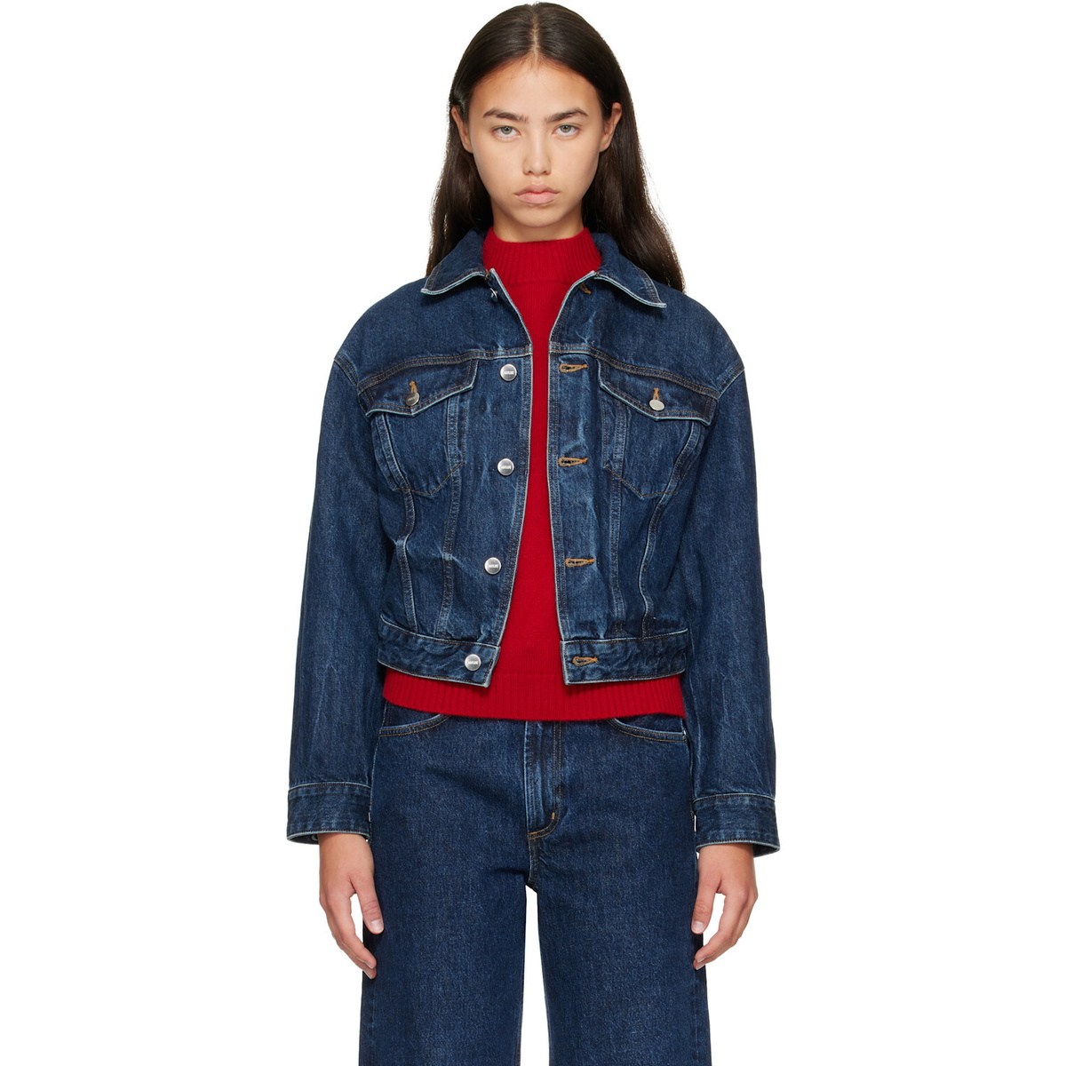 AGOLDE Blue Veronica Denim Jacket