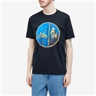Paul Smith Men's Cycle Lane Sign T-Shirt in Blue