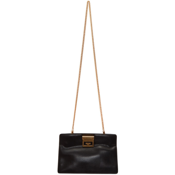 Givenchy Black GV3 Frame Clutch Givenchy