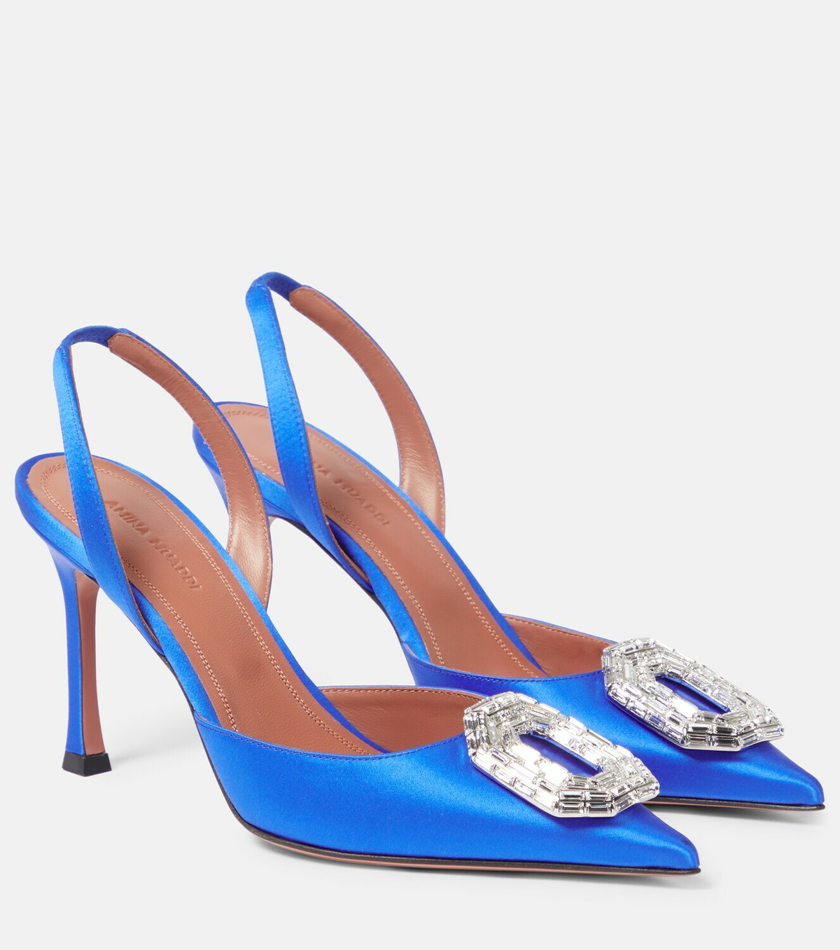 Escarpins Slingback Next Femme Taille 35 - Satin/suede, Talon Haut, Pour Soirée