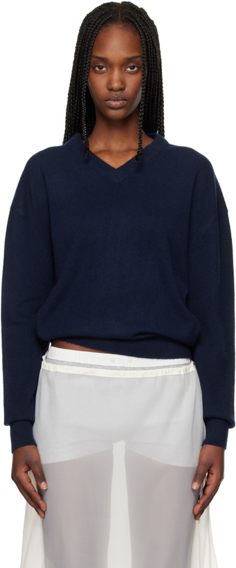 Photo: Belle Anna Navy Valley Sweater