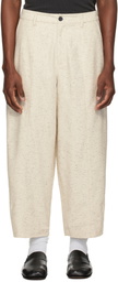 Entire Studios Off-White Carrot Trousers