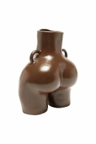ANISSA KERMICHE 'love handles' vase Brown