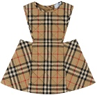 Burberry Baby Beige Vintage Check Pinafore Dress