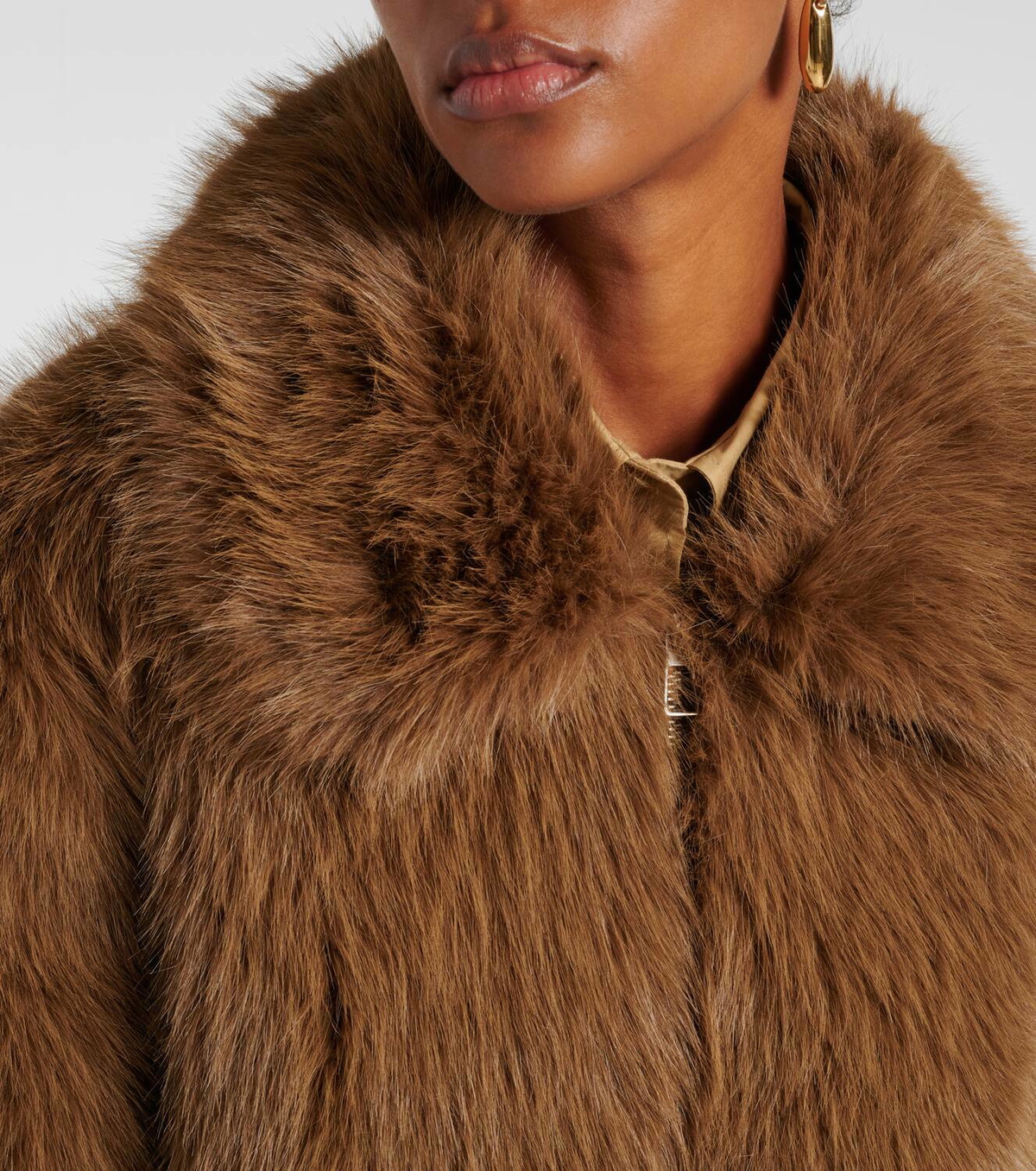 The Frankie Shop Hope faux fur jacket The Frankie Shop