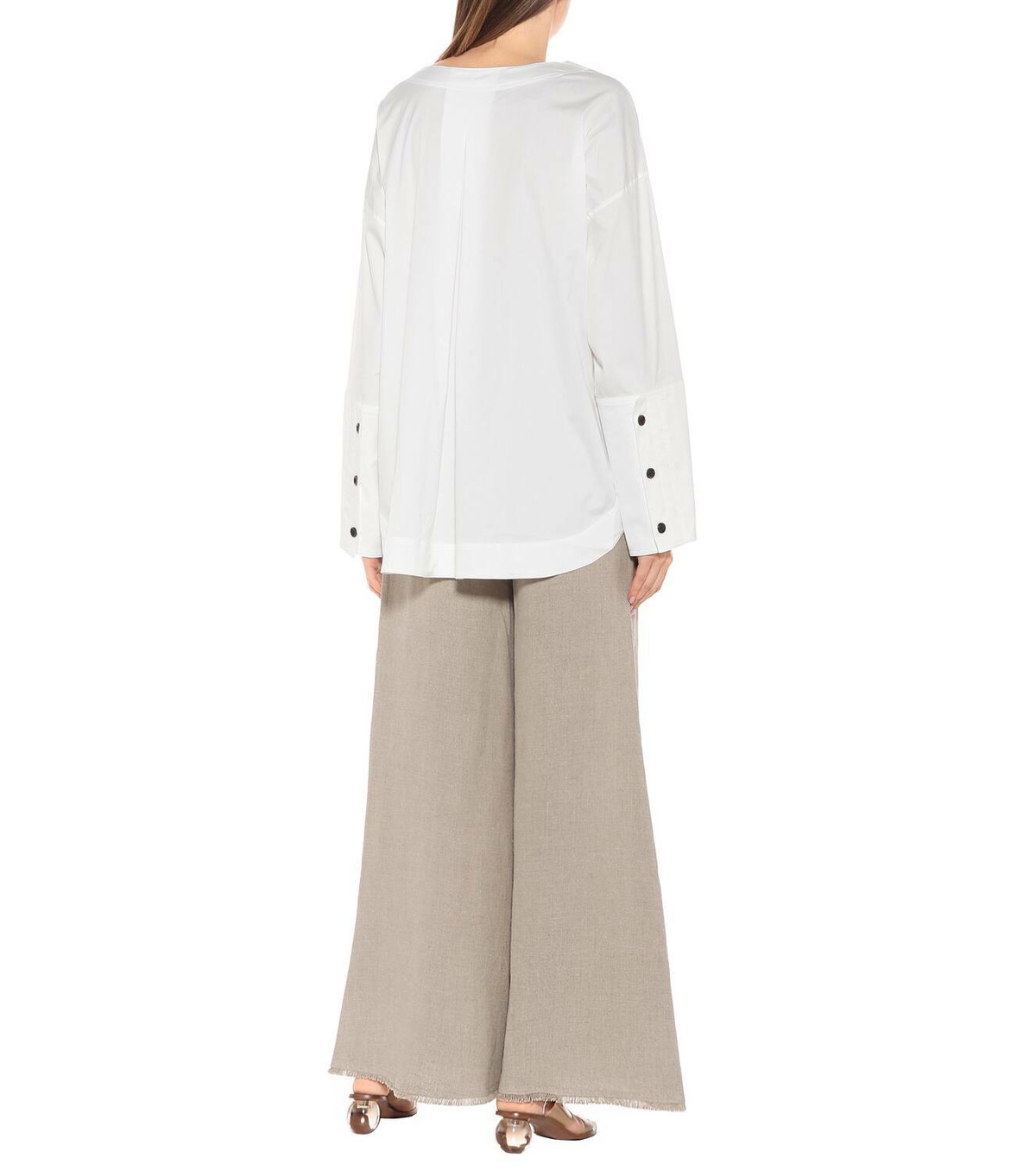 Lee Mathews Elsie cotton-blend blouse