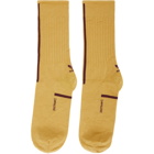 OAMC Yellow and Brown Adidas Originals Edition Type O Socks