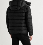 MONCLER - Dabos Convertible Logo-Appliquéd Quilted ECONYL Hooded Down Jacket - Black