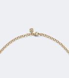 Sydney Evan 14kt gold charm necklace with gemstones