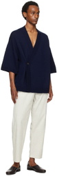 King & Tuckfield Navy Wrap Shirt
