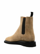 OFF-WHITE - Suede Leather Ankle Boots