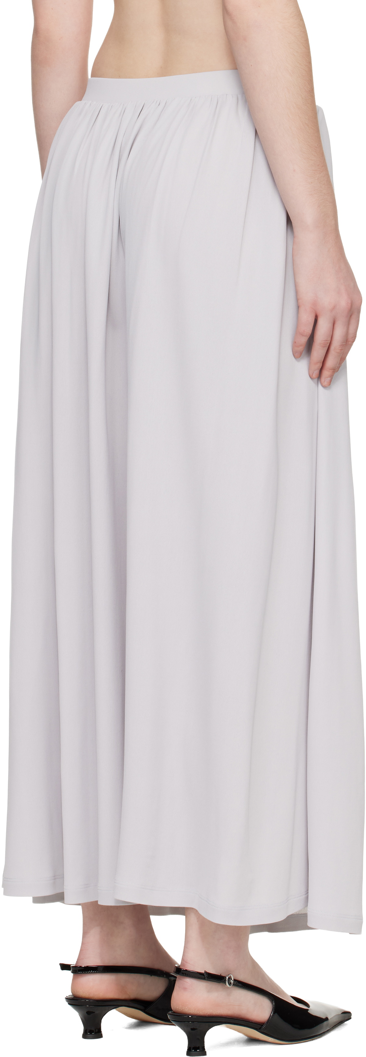 Aya Muse Gray Aelir Midi Skirt