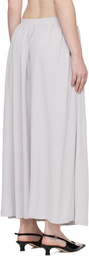 Aya Muse Gray Aelir Midi Skirt