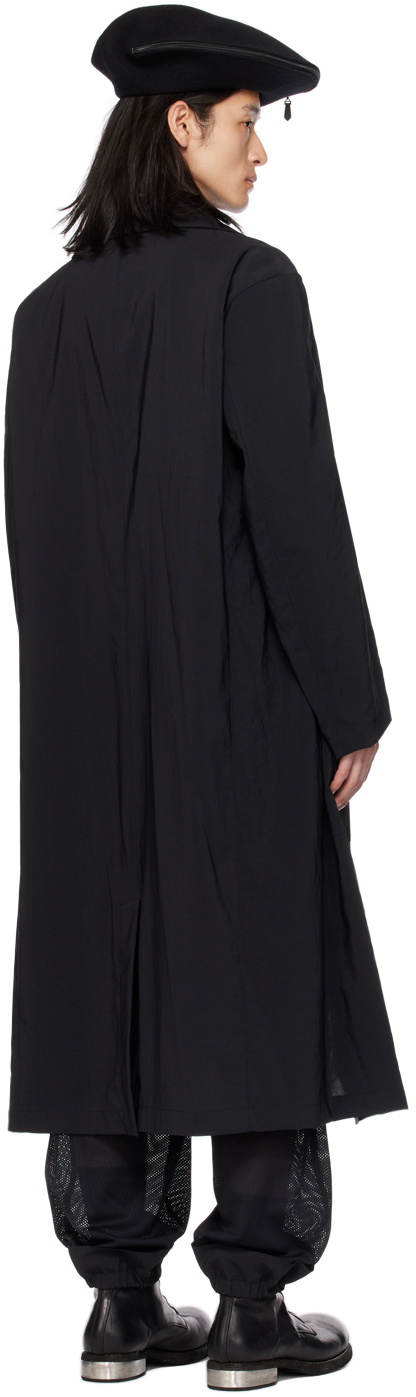 Y's Black High Twist Coat