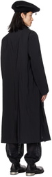 Y's Black High Twist Coat