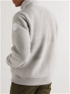 Canada Goose - Lawson Logo-Appliquéd Recycled Wool-Blend Fleece Jacket - Gray