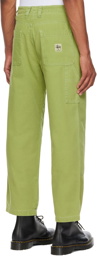 Stüssy Green Work Trousers