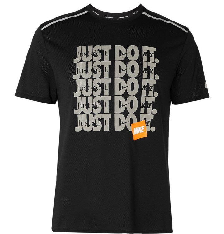 Photo: Nike Running - Printed Dri-FIT T-Shirt - Men - Black